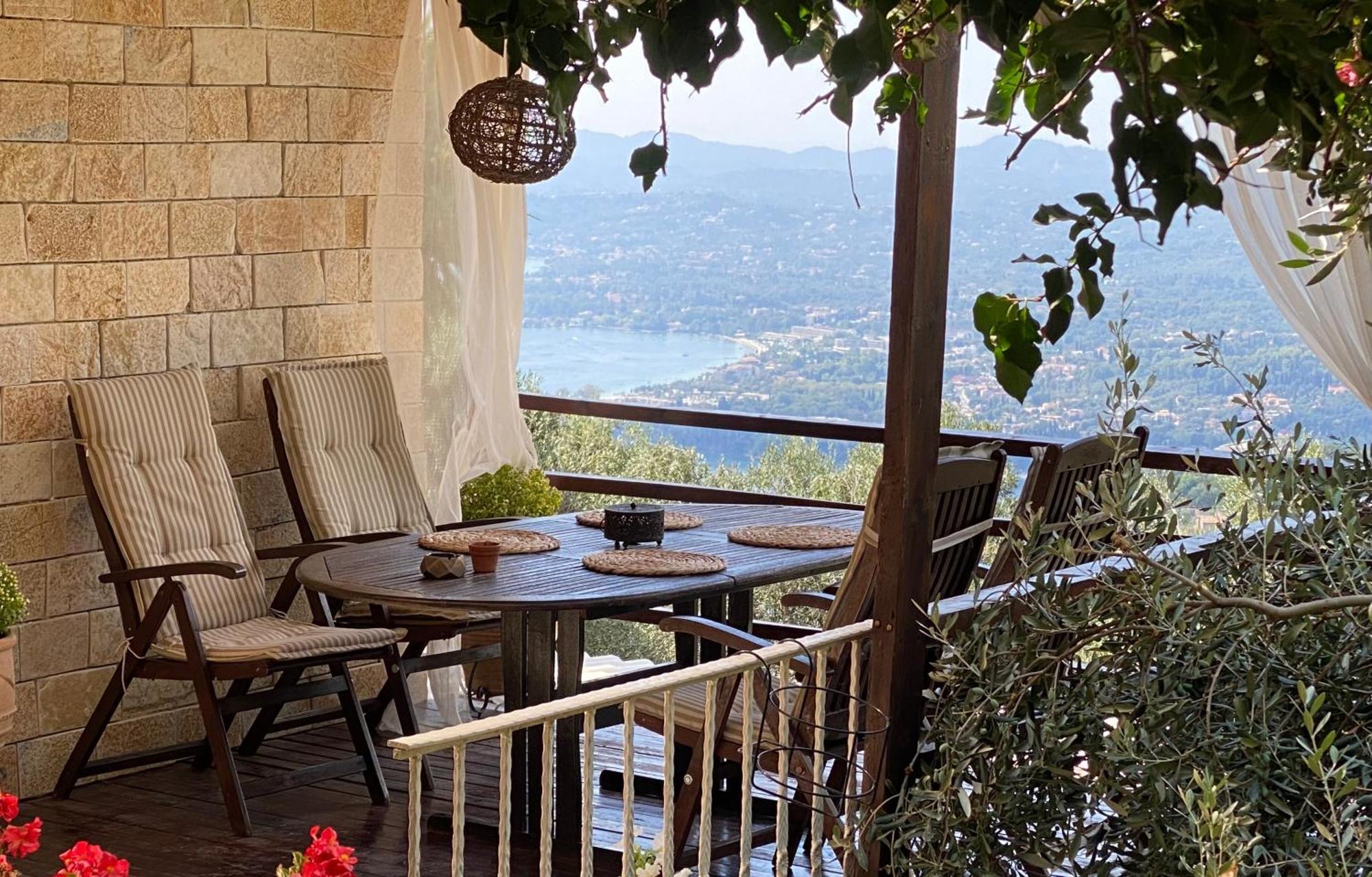 Lorantina Sea View Holiday House In Corfu - Near Barbati Beach Spartylas Exterior foto