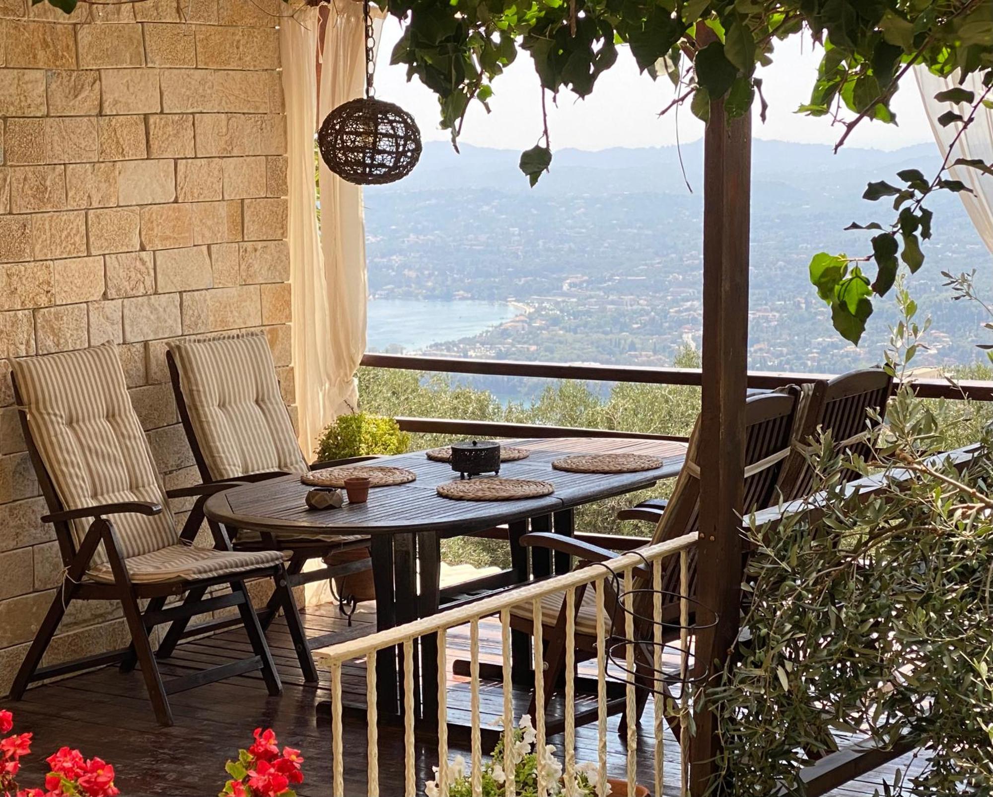 Lorantina Sea View Holiday House In Corfu - Near Barbati Beach Spartylas Exterior foto